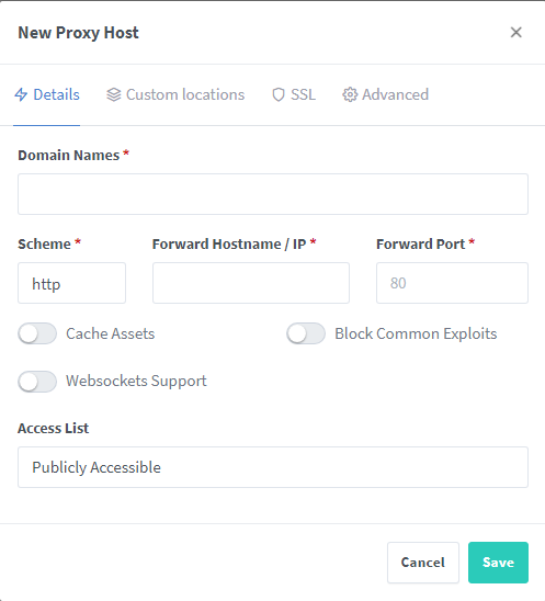 NGINX Proxy Manager 